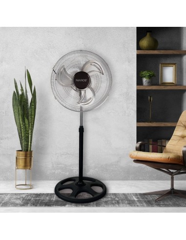 GSC Ventilador Metálico de Pie Sandi 50CM 70W - Alta Potencia