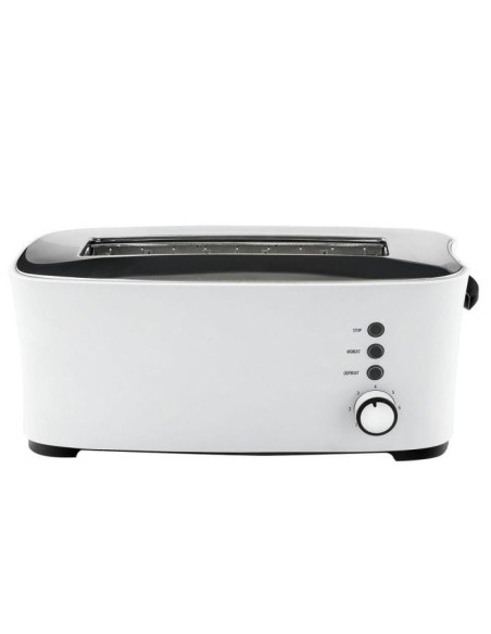 Tostadora Grande ALFA DYSER Blanca 1000W | Rápida y Potente
