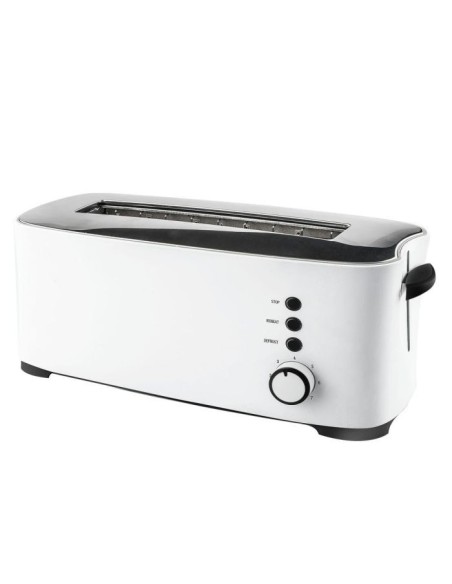 Tostadora Grande ALFA DYSER Blanca 1000W | Rápida y Potente