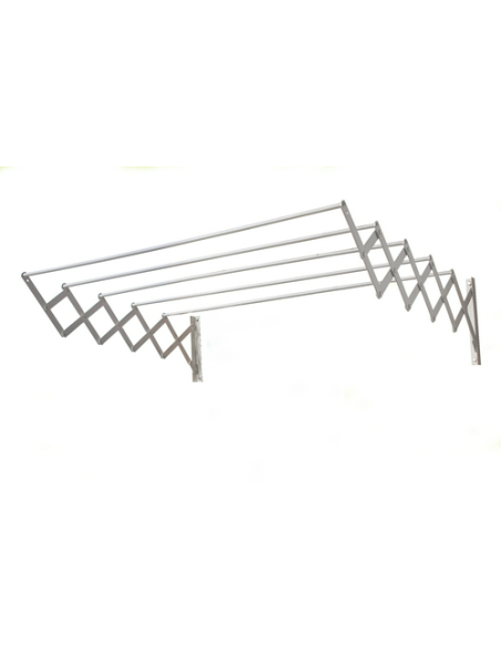 Cuncial - tendedero aluminio pared extensible 1 metro