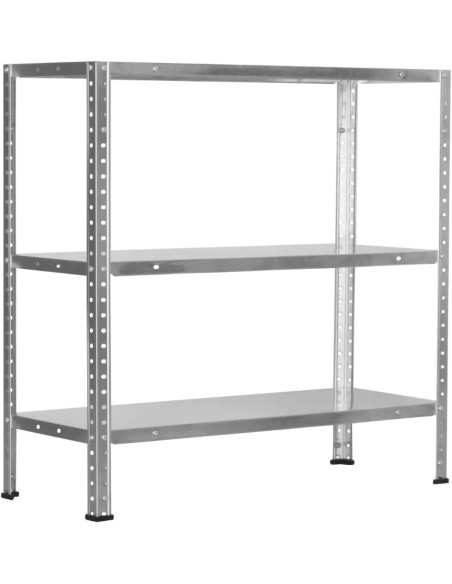 7HOUSE Estantería Metálica SteelSmart 3 Baldas 70x30x70CM