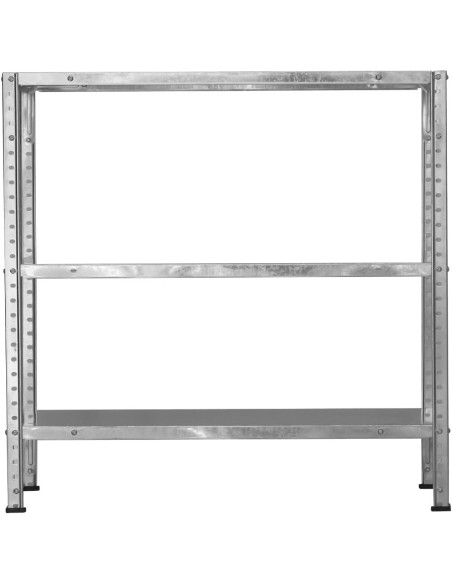 7HOUSE Estantería Metálica SteelSmart 3 Baldas 70x30x70CM