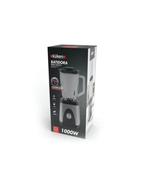 ALFA DYSER Batidora Vaso Cristal 1000W 1,5L