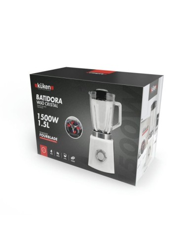 ALFA DYSER Batidora Vaso Cristal 1500W 1,5L