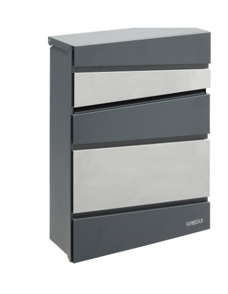 Buzón ARREGUI Flysch Antracita e Inox E6925