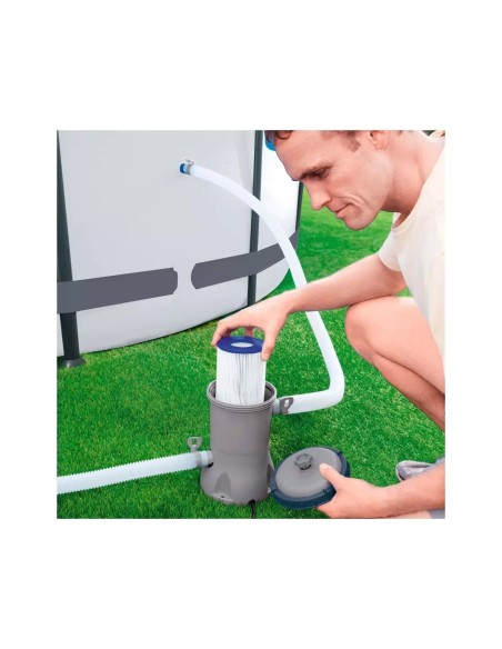 Bomba Depuradora de Cartucho 2.006 L/H | Para Piscinas 1.100-14.300 L