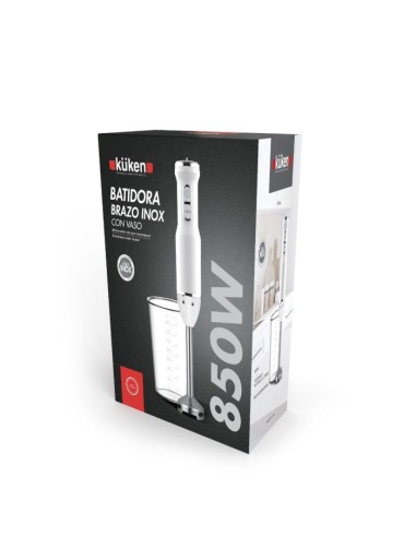 ALFA DYSER Batidora de Brazo 850W con Vaso Plástico 800 ML