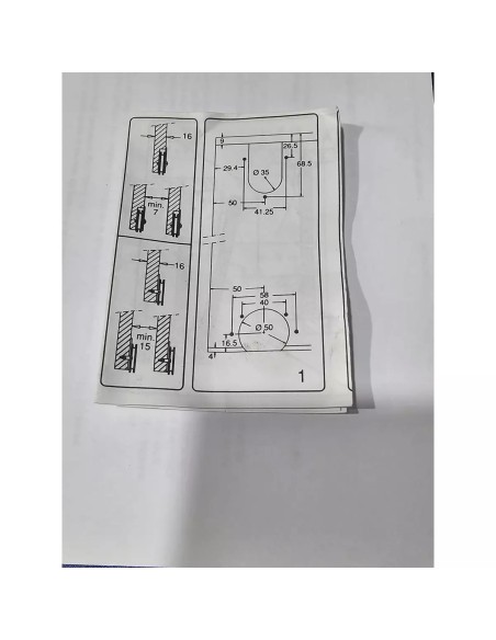 Detalle piezas Saheco SF-51 51/00 para sistema corredera