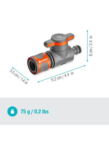 GARDENA Válvula Reguladora De Control Para Mangueras – 18267-20
