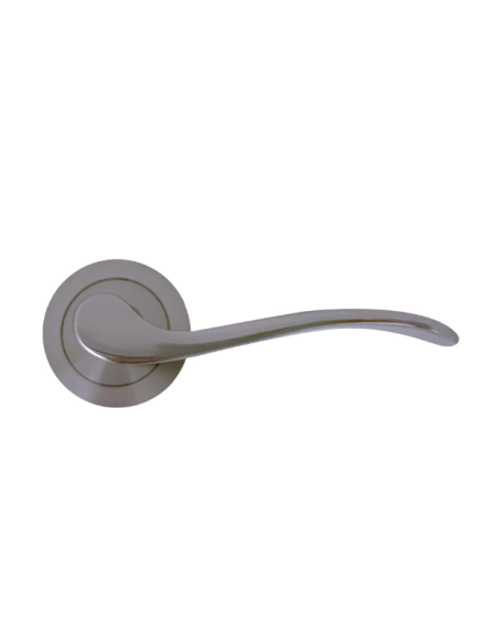 MICEL Juego de Manilla con Roseta 50 mm Níquel Satinado – Modelo 02031