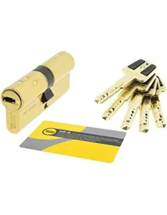 Cilindro de seguridad Yale HSK3030LT4 30x30 mm con llaves