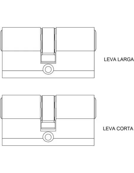 Yale HSK3030LT4 Cilindro de Seguridad 30x30 mm – Alta protección