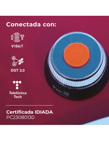 Baliza V16 GSC con Geolocalización Homologada DGT – Modelo 201800008