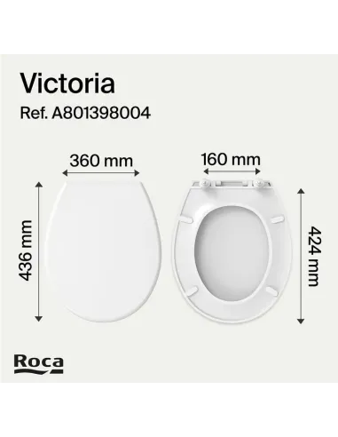 tapa wc roca victoria