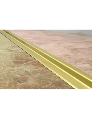 Brinox - Tapajuntas "gres" adhesivo color latón