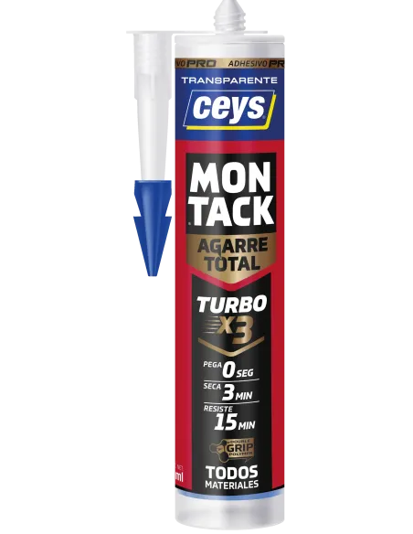 CEYS - Montack Turbo Transparente Cartucho - 290 ML