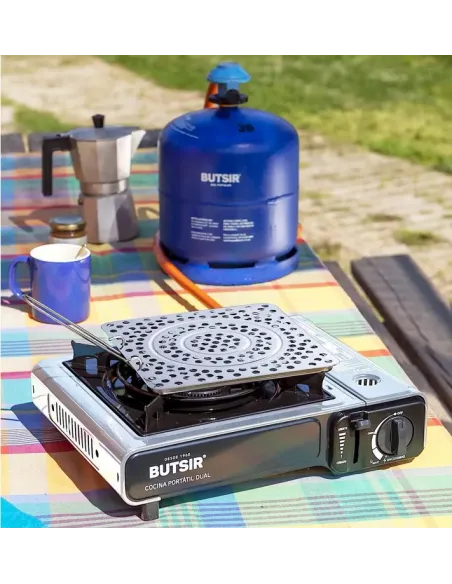 Cocina Portátil BUTSIR MS-2000 DUAL | Cartucho B-250 / GLP
