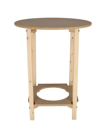 Aranaz - Mesa camilla gazte redonda 90 x 75 cm