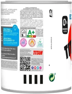 TITANLUX Esmalte Ecológico al Agua Blanco Mate 250 ml 2