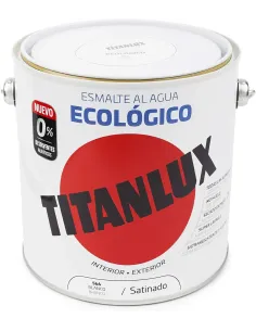 TITANLUX Esmalte Ecológico al Agua Blanco Satinado 250 ml