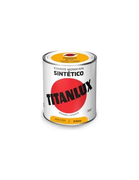 TITANLUX Esmalte Sintético Brillante Amarillo Medio 750 ml