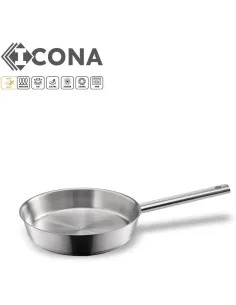 Metaltex Icona - Sartén Acero Inoxidable 28 cm 2