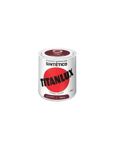 TITANLUX Esmalte Sintético Brillante Rojo Carruajes 250 ml | Brillo in