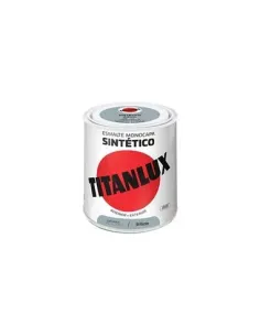 TITANLUX Esmalte Sintético Brillante Gris Perla 250 ml | Alta resisten