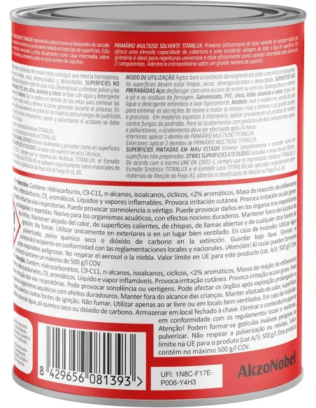 TITANLUX Imprimación Multiuso Blanca 750ml | Alta Adherencia TITANLUX Imprimación Multiuso Blanca 750ml | Alta Adherencia