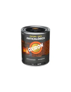 OXIRON Pintura Anticalórica Negra 250 ml | Resistente al Calor