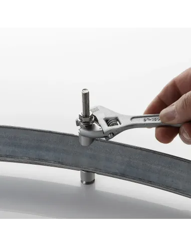 ALYCO Llave Inglesa Ajustable 200 mm | Moleta Central Acero