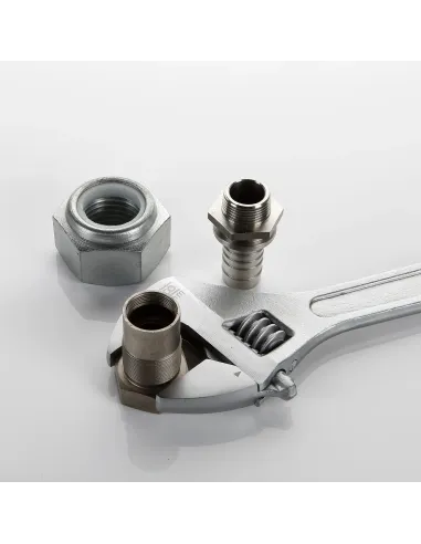 ALYCO Llave Inglesa Ajustable 200 mm | Moleta Central Acero