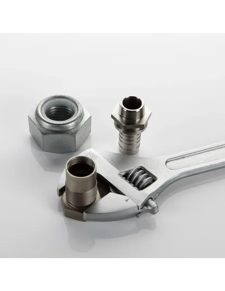 ALYCO Llave Inglesa Ajustable 200 mm | Moleta Central Acero