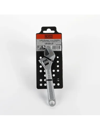 ALYCO Llave Inglesa Ajustable 250 mm | Moleta Central Acero