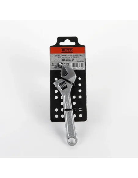 ALYCO Llave Inglesa Ajustable 250 mm | Moleta Central Acero