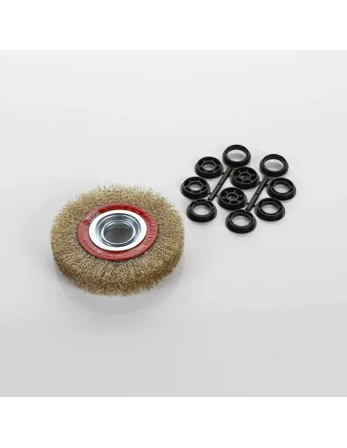 ALYCO Cepillo Metálico Circular 200 mm | Para Esmeriladora