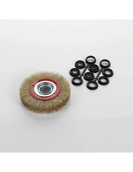 ALYCO Cepillo Metálico Circular 200 mm | Para Esmeriladora