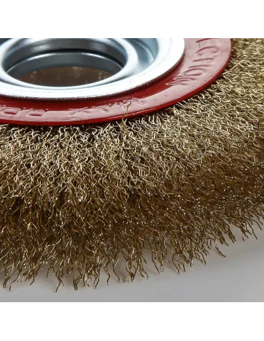 ALYCO Cepillo Metálico Circular 200 mm | Para Esmeriladora