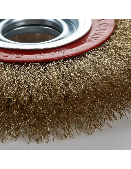 ALYCO Cepillo Metálico Circular 200 mm | Para Esmeriladora