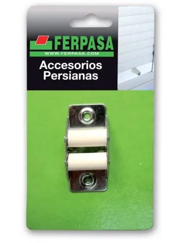 FERPASA Pasacintas Metálico 83202 | Rodillos de Nylon