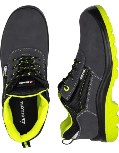 Bellota - Zapato de seguridad serraje con cordones S1P
