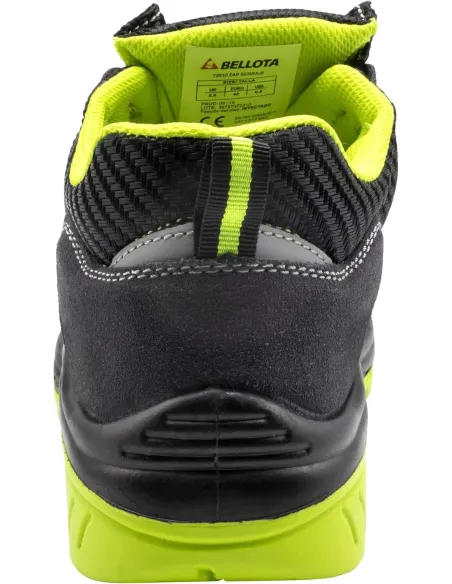 Bellota - Zapato de seguridad serraje con cordones S1P