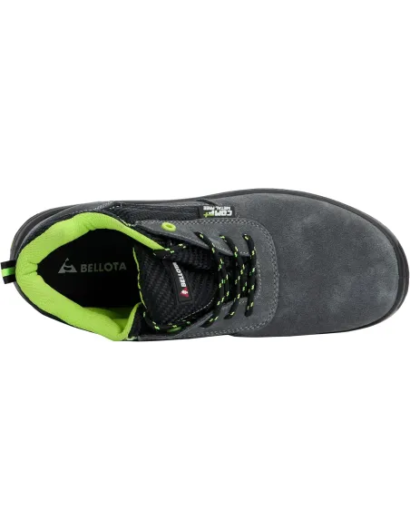 Bellota - Zapato de seguridad serraje con cordones S1P