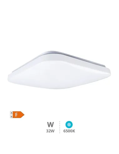 Plafón LED Cuadrado 32W 6500K GSC Bogen | Luz Blanca Fría