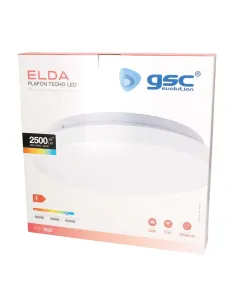 Plafón LED Redondo 24W 6500K GSC Elda | Luz Blanca Fría