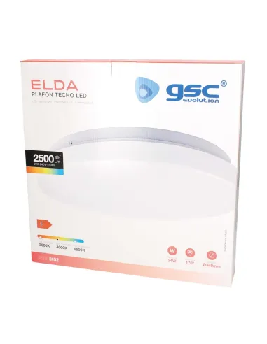 Plafón LED Redondo 24W 4000K GSC Elda | Luz Neutra