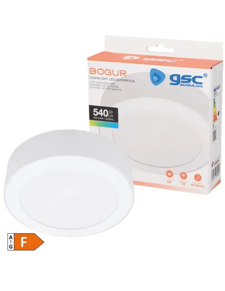 Downlight LED Superficie 6W 4000K GSC Bogur | Luz Neutra