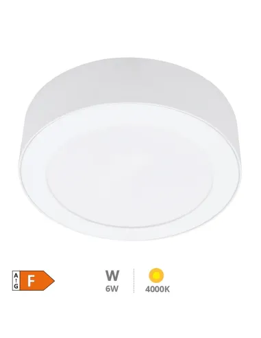 Downlight LED Superficie 6W 4000K GSC Bogur | Luz Neutra