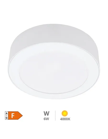 Downlight LED Superficie 6W 4000K GSC Bogur | Luz Neutra