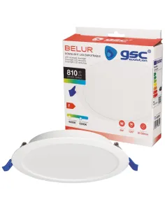 GSC  Downlight Empotrable LED Redondo 9W 4000K Belur  201000093